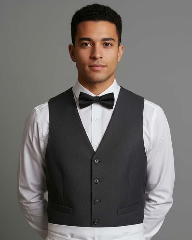 Camisas, chalecos, corbatas y pantalones de servicio