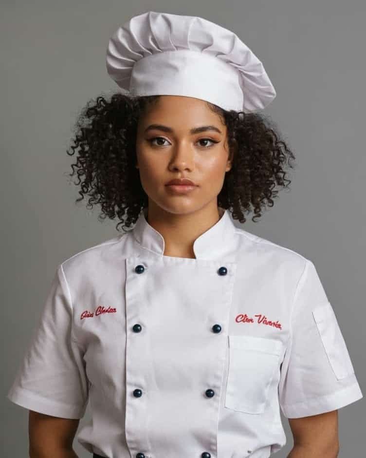 Chaquetas de cocina, pantalones y gorros